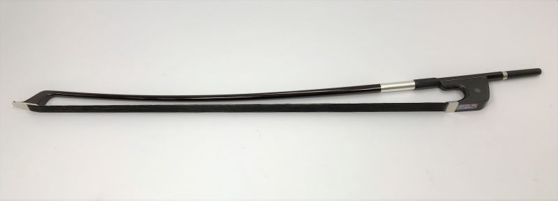 茶カーボン製コントラバス弓(黒毛)