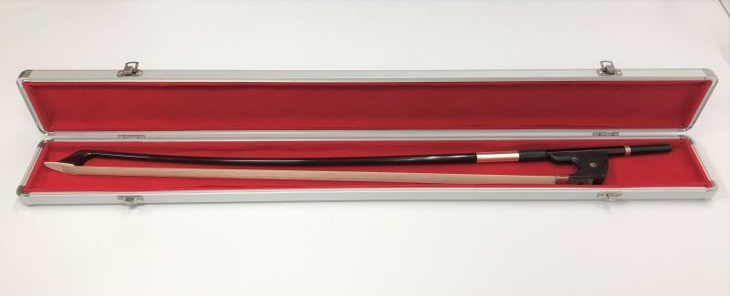茶カーボン製コントラバス弓(白毛) - バルドン楽器オンラインショップ